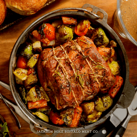 Simple Braised Buffalo Pot Roast - Jackson Hole Buffalo Meat