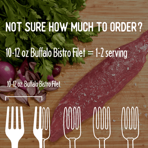 Buffalo Bistro Filet - Jackson Hole Buffalo Meat