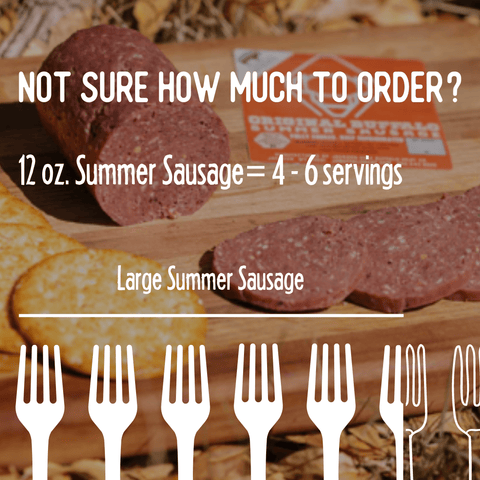 Buffalo Summer Sausage - Jackson Hole Buffalo Meat