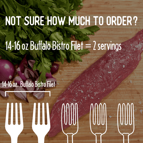 Buffalo Bistro Filet - Jackson Hole Buffalo Meat