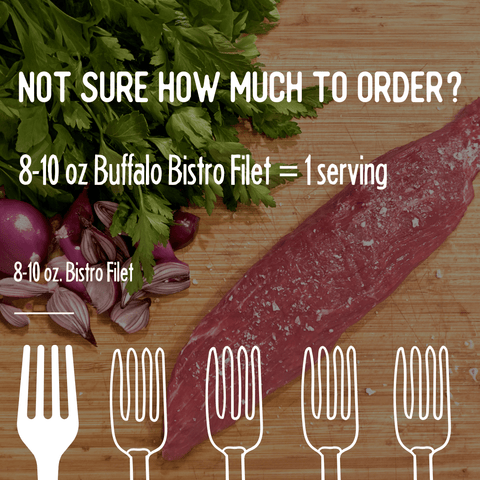 Buffalo Bistro Filet - Jackson Hole Buffalo Meat