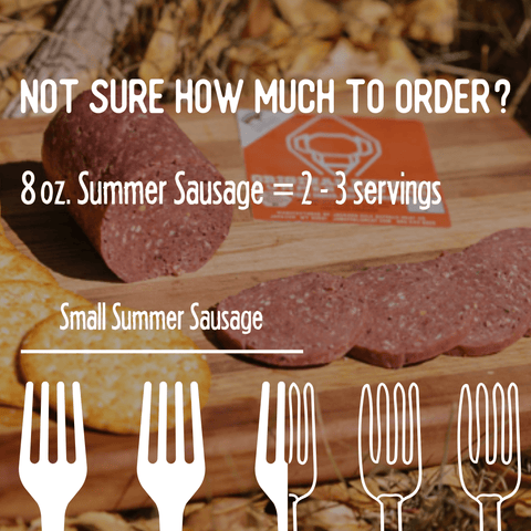 Buffalo Summer Sausage - Jackson Hole Buffalo Meat