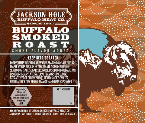 Smoked Buffalo Roast - Jackson Hole Buffalo Meat