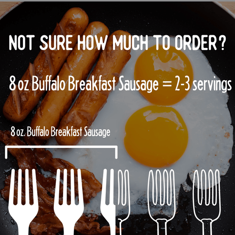 Buffalo Breakfast Sausage - Jackson Hole Buffalo Meat