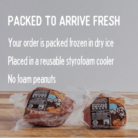 Smoked Buffalo Roast - Jackson Hole Buffalo Meat
