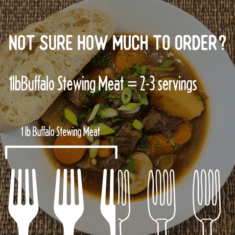 Buffalo Stew Meat - Jackson Hole Buffalo Meat