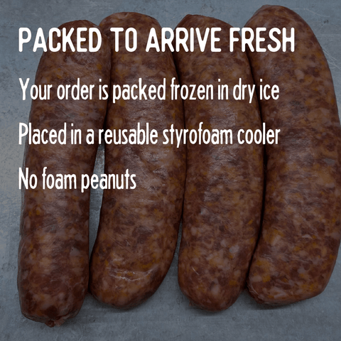 Elk Bratwurst - Jackson Hole Buffalo Meat
