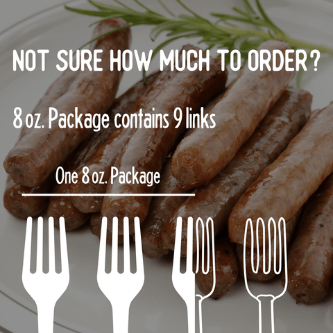 Elk Breakfast Sausage - Jackson Hole Buffalo Meat