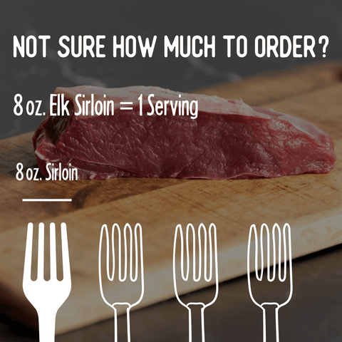Elk Sirloin - Jackson Hole Buffalo Meat