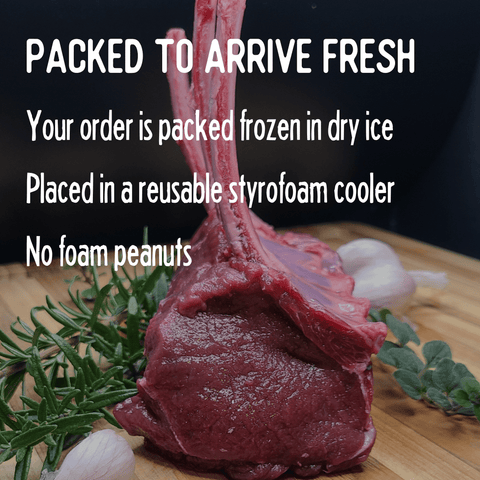 Elk Frenched Rack - Jackson Hole Buffalo Meat