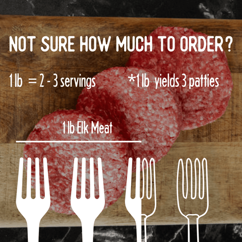 Elk Burger - Jackson Hole Buffalo Meat