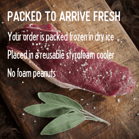 Elk New York Strip Steaks - Jackson Hole Buffalo Meat