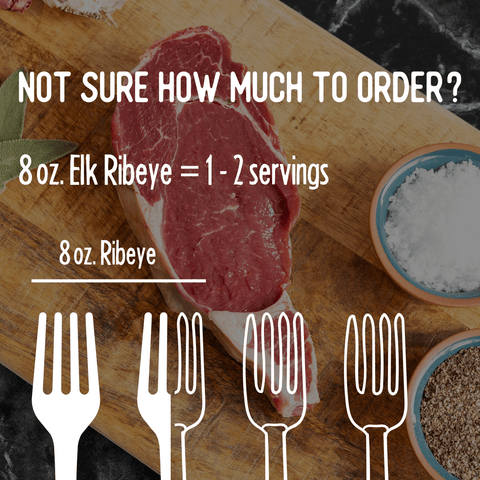 Elk Ribeyes - Jackson Hole Buffalo Meat