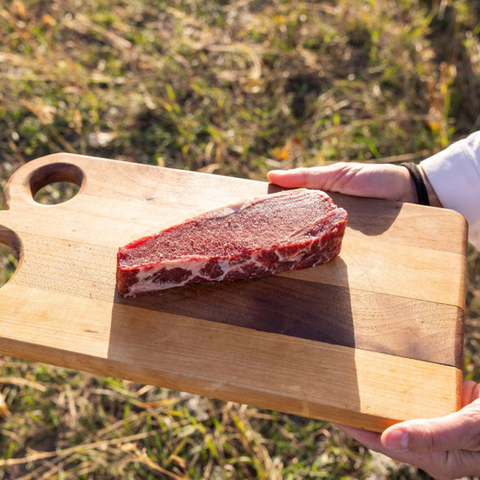 Elk New York Strip Steaks