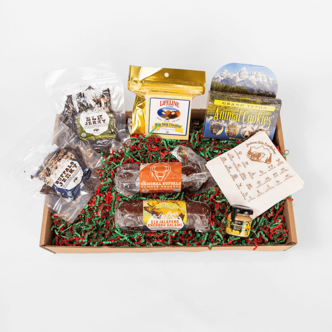 NATURAL & SUPER NATURAL CARNIVAL ボックスセット Jackson Hole Picnic Pack: Gourmet Meat Cheese Gift Baskets