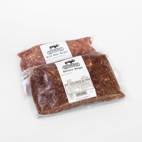 Wild Boar & Buffalo Burger Bundle