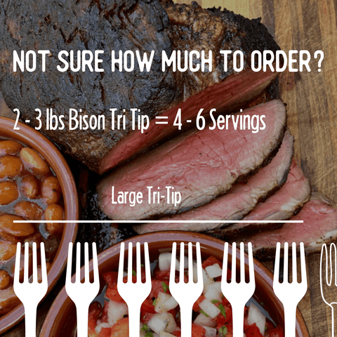 Buffalo Tri Tip - Jackson Hole Buffalo Meat
