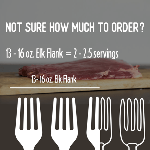 Elk Flank Steak - Jackson Hole Buffalo Meat