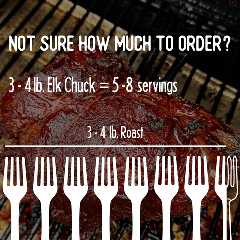 Elk Chuck Roast - Jackson Hole Buffalo Meat