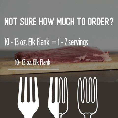 Elk Flank Steak - Jackson Hole Buffalo Meat