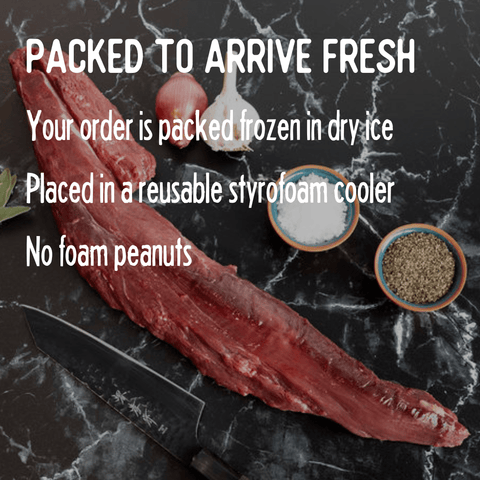 Rocky Mountain Elk Tenderloin - Jackson Hole Buffalo Meat