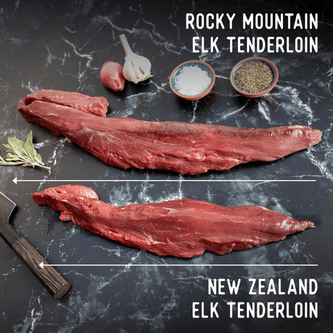 Rocky Mountain Elk Tenderloin - Jackson Hole Buffalo Meat