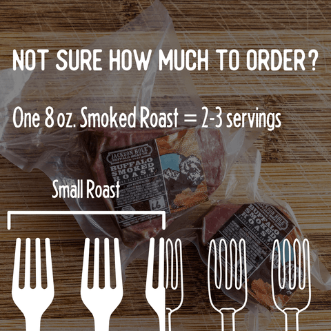 Smoked Buffalo Roast - Jackson Hole Buffalo Meat