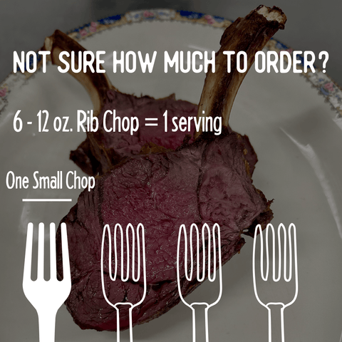 Elk Rib Chops - Jackson Hole Buffalo Meat