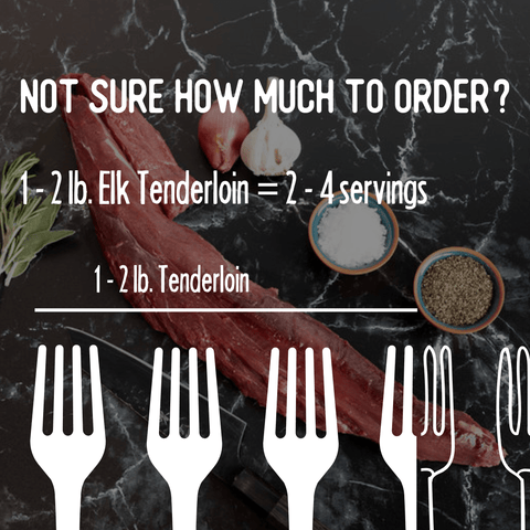 Rocky Mountain Elk Tenderloin - Jackson Hole Buffalo Meat