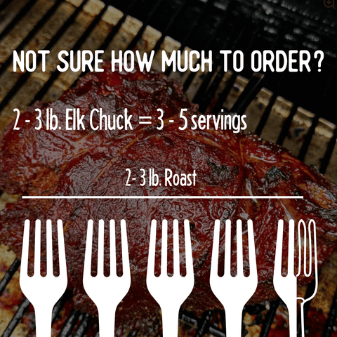 Elk Chuck Roast - Jackson Hole Buffalo Meat