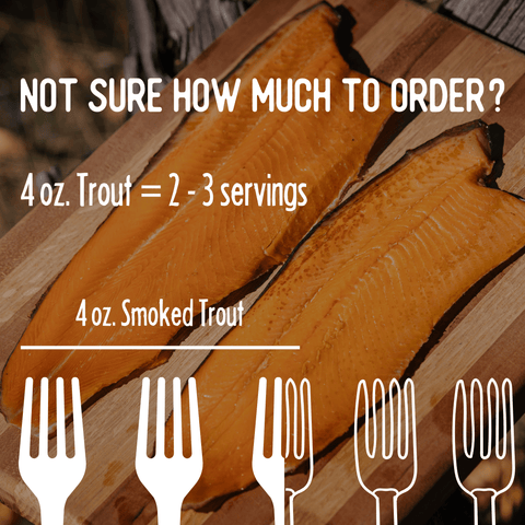 Smoked Trout - 4oz - Jackson Hole Buffalo Meat