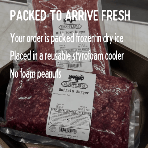 Wild Boar & Buffalo Burger Bundle - Jackson Hole Buffalo Meat