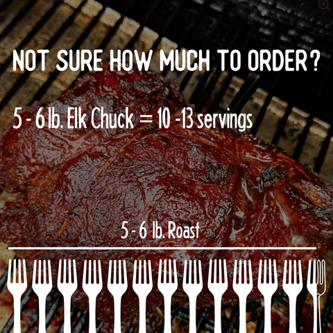 Elk Chuck Roast - Jackson Hole Buffalo Meat