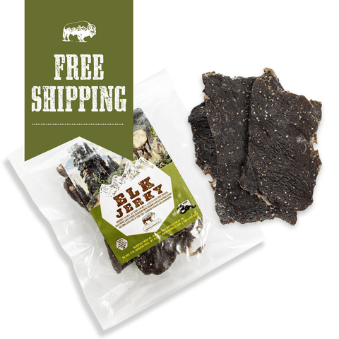 Rocky Mountain Elk Jerky - Jackson Hole Buffalo Meat