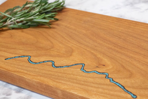 Turquoise Teton Charcuterie Board