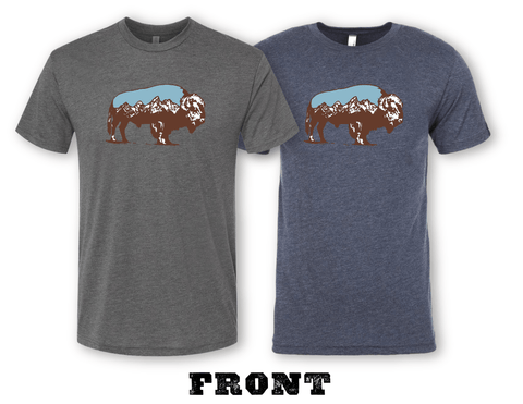 T-Shirt Modern Logo - Jackson Hole Buffalo Meat