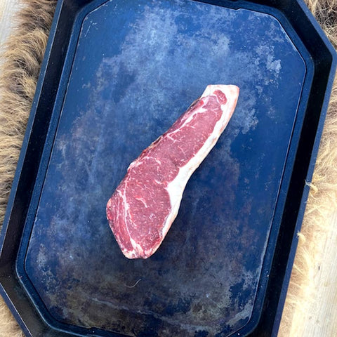 Buffalo Dry Aged NY Strip 16 - 18oz - Jackson Hole Buffalo Meat