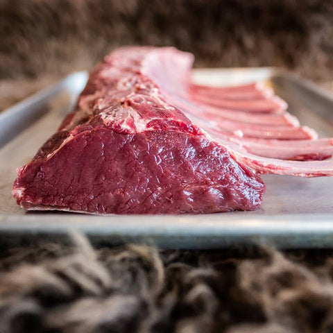 Elk Frenched Rack - Jackson Hole Buffalo Meat