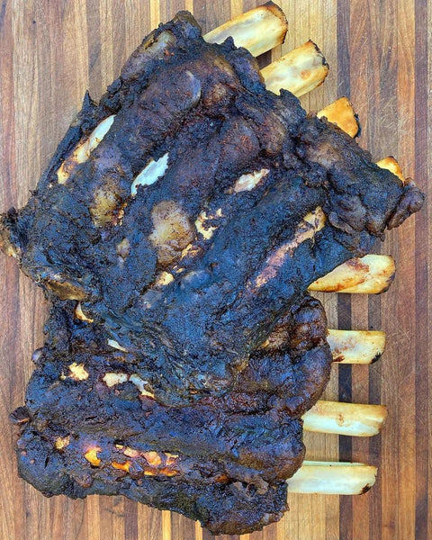 Dry Rubbed & Smoked Buffalo Ribs - Jackson Hole Buffalo Meat