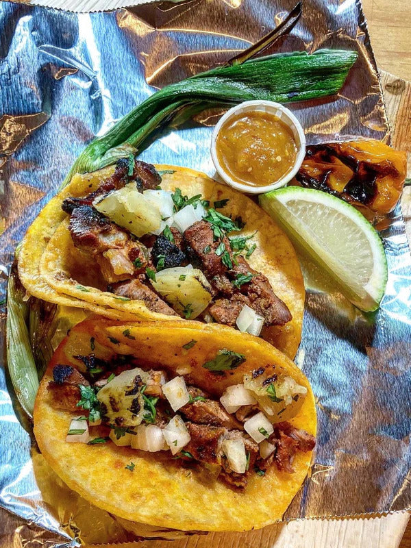 Grilled Wild Boar Tenderloin Tacos “Al Pastor”