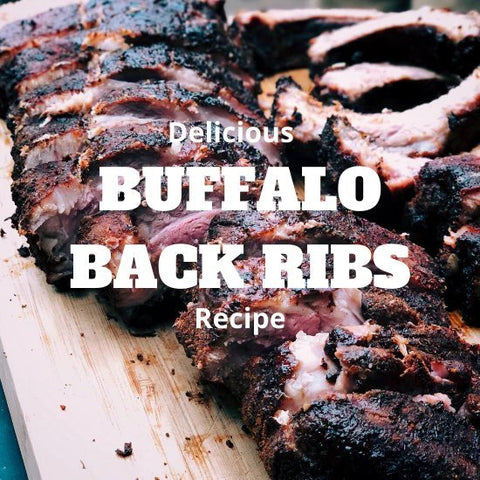 Smoky Marinated Buffalo Back Ribs - Jackson Hole Buffalo Meat