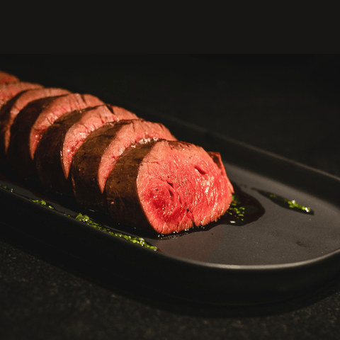 Sous Vide Elk Tenderloin with Chimichurri Sauce - Jackson Hole Buffalo Meat
