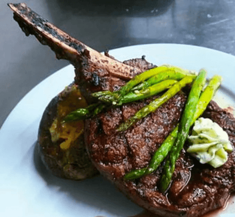 Elk Rib Chops with Rosemary Butter - Jackson Hole Buffalo Meat