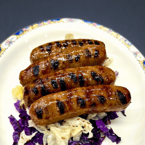 Grilled Elk Bratwurst Sausages - Jackson Hole Buffalo Meat