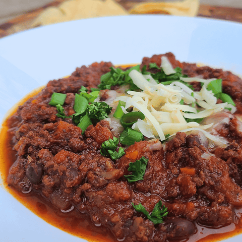 Bison, Black Bean and Mushroom Chili - Jackson Hole Buffalo Meat