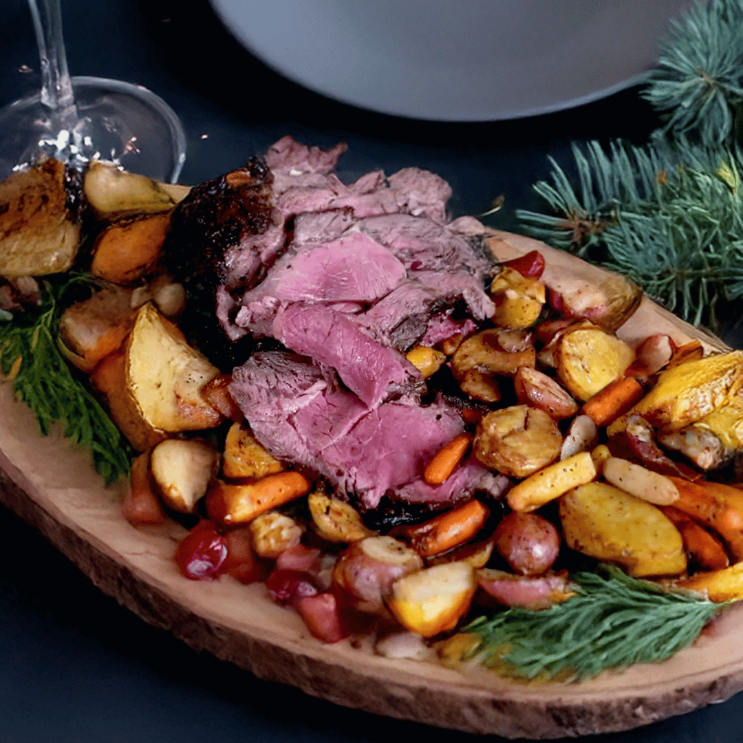Roasted Buffalo Prime Rib Roast with Herb Butter Baste – Jackson Hole ...