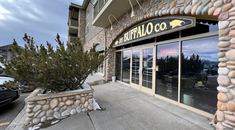 The sign outside the store in jackons hole, WY
