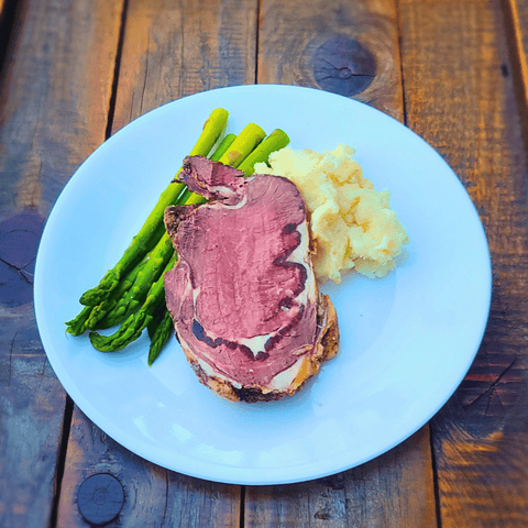 Reverse Seared Bison Prime Rib Roast - Jackson Hole Buffalo Meat