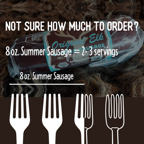 Elk Summer Sausage: Original