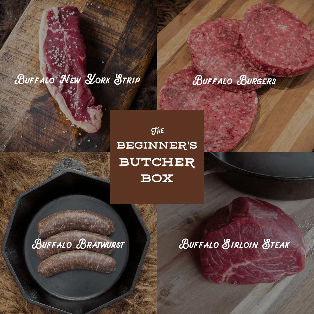 Beginner's Bison Meat Butcher Box - The Perfect Meat Gift Box – Jackson ...